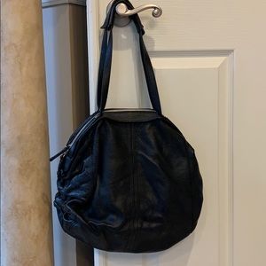 Banana Republic black leather bag
